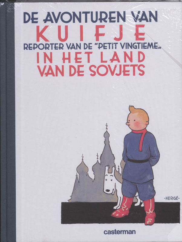 Omslag van Kuifje in het land van de Sovjets
