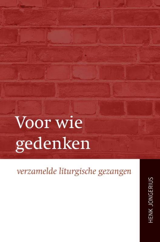 Omslag van Voor wie gedenken