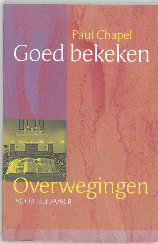 Omslag van Overwegingen voor het jaar B