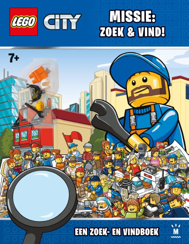 Omslag van LEGO City: zoek-en-vind boek