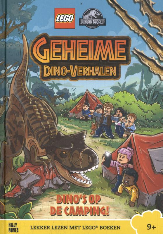 Omslag van Dino's op de camping!