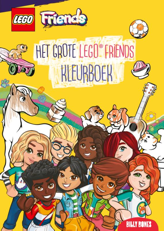 Omslag van Het grote LEGO Friends kleurboek