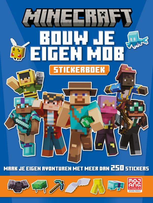 Omslag van Minecraft Stickerboek - Bouw je eigen mob