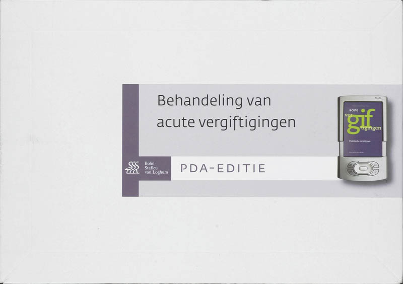 Omslag van PDA Behandeling van acute vergiftigingen