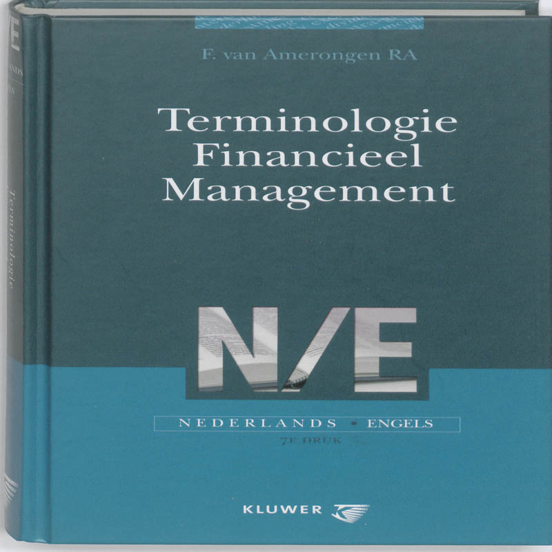 Omslag van Terminologie financieel management