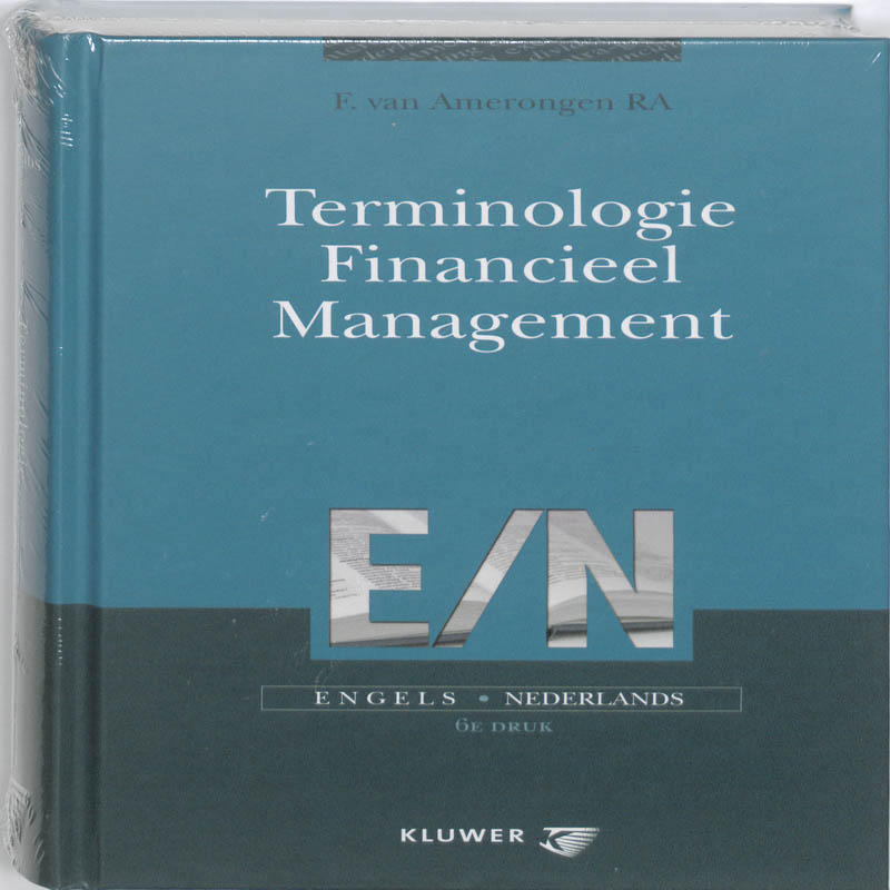 Omslag van Terminologie financieel management