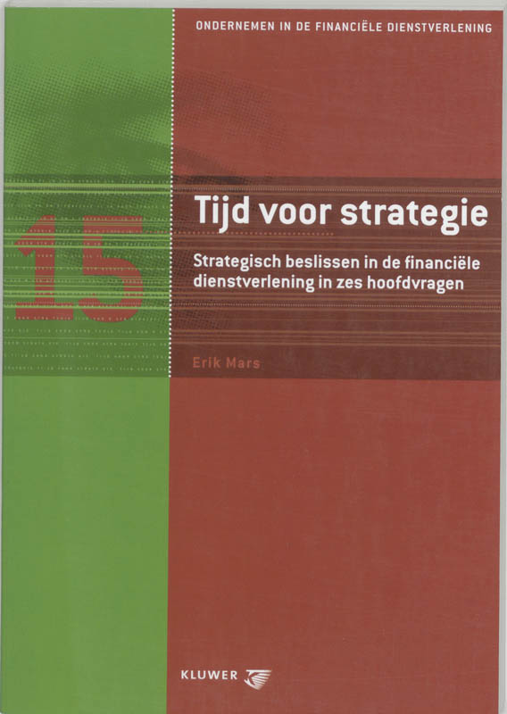 Omslag van Tijd voor strategie