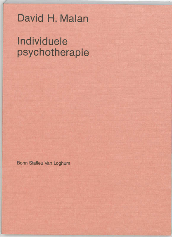 Omslag van Individuele psychotherapie