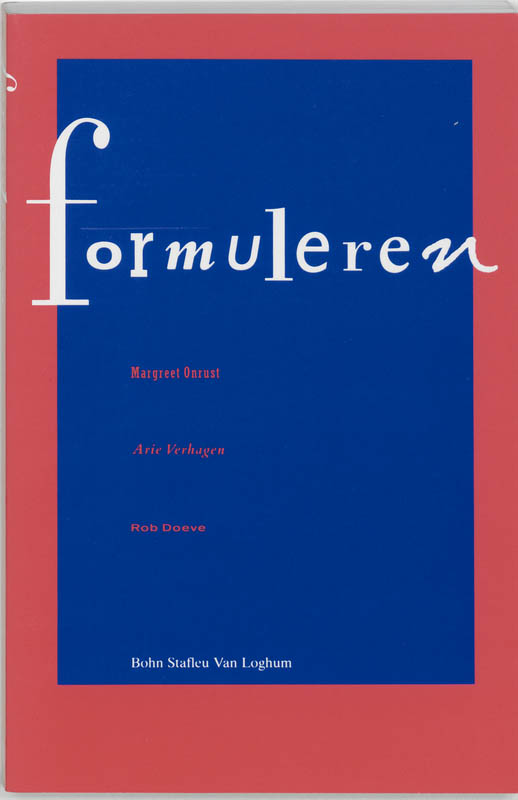Omslag van Formuleren