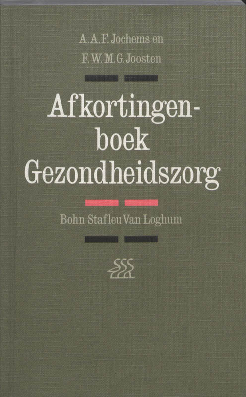 Omslag van Afkortingenboek gezondheidszorg