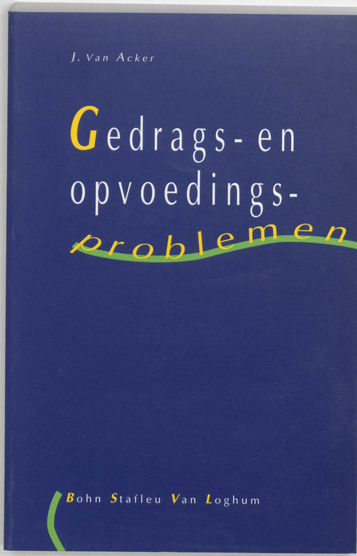 Omslag van Gedrags- en opvoedingsproblemen