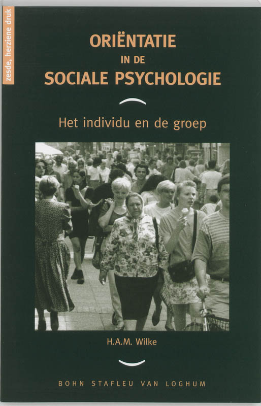 Omslag van Orientatie in de sociale psychologie