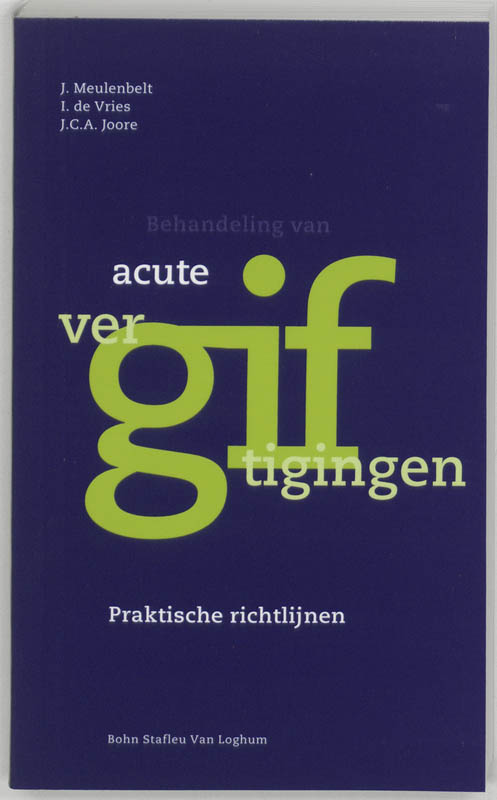 Omslag van Behandeling van acute vergiftigingen
