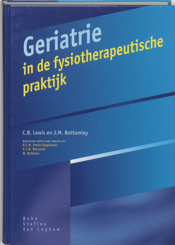 Omslag van Geriatrie in de fysiotherapeutische praktijk