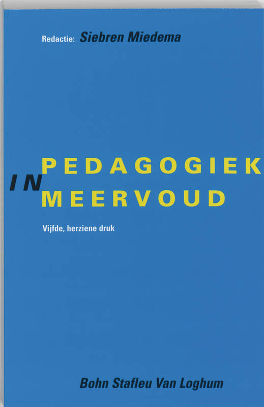 Omslag van Pedagogiek in meervoud