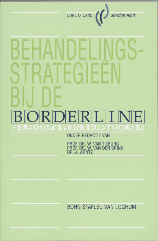 Omslag van Behandelingsstrategieen bij de borderline persoonlijkheidsstoornis