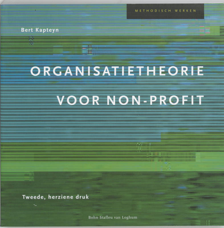 Omslag van Organisatietheorie voor non-profit