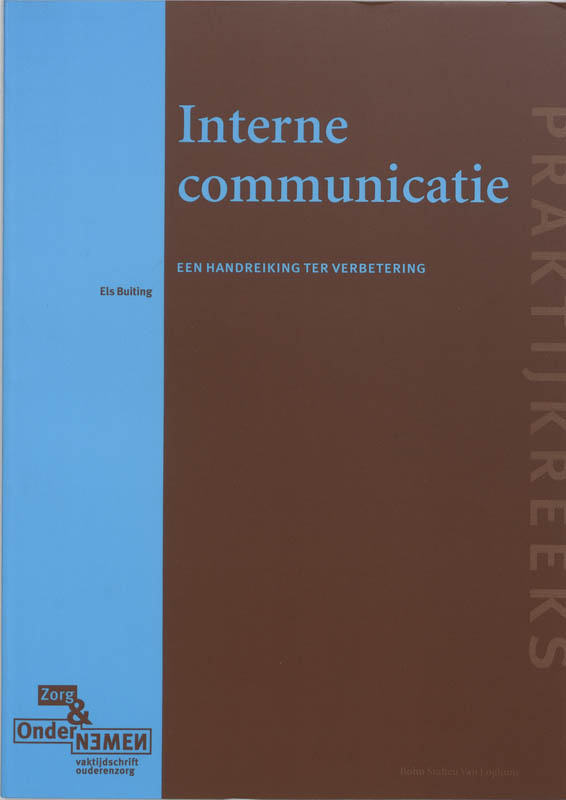 Omslag van Interne communicatie