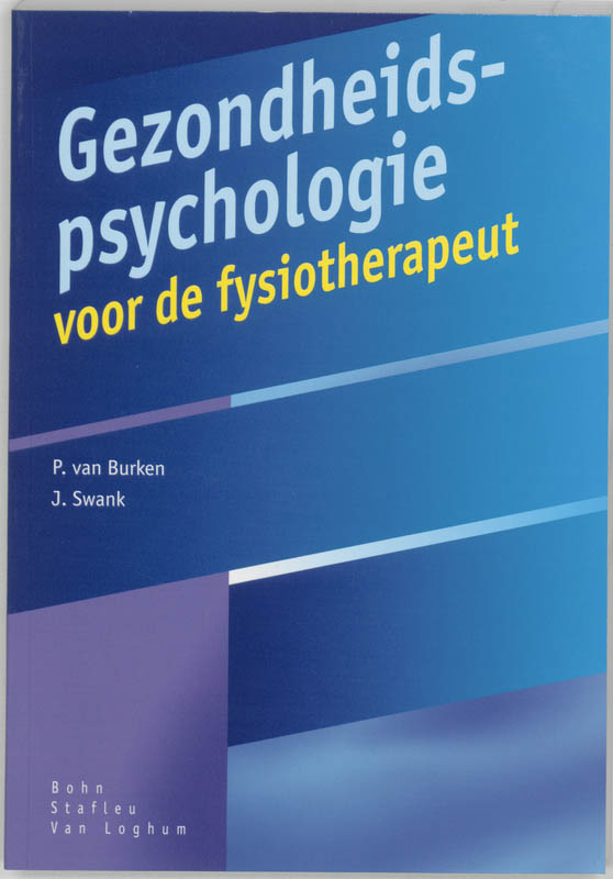Omslag van Gezondheidspsychologie voor de fysiotherapeut