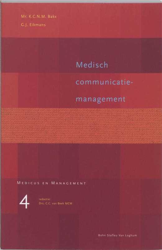 Omslag van Medisch communicatiemanagement