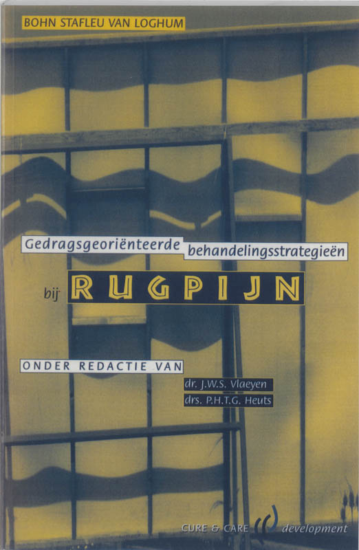 Omslag van Gedragsgeorienteerde behandelingsstrategieen bij rugpijn
