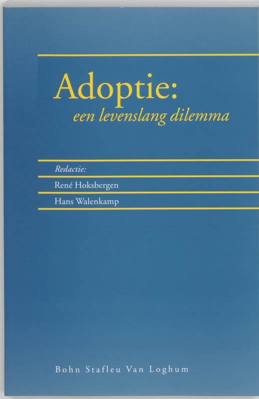 Omslag van Adoptie: een levenslang dilemma