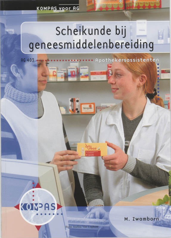 Omslag van Scheikunde bij geneesmiddelenbereiding