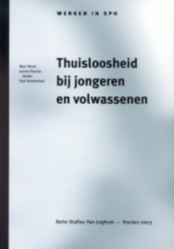 Omslag van Thuisloosheid bij jongeren en volwassenen