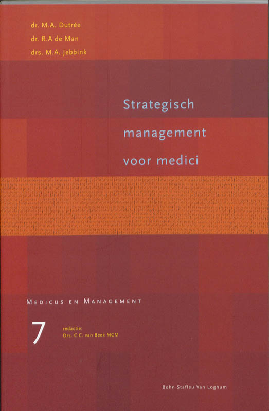 Omslag van Strategisch management voor medici