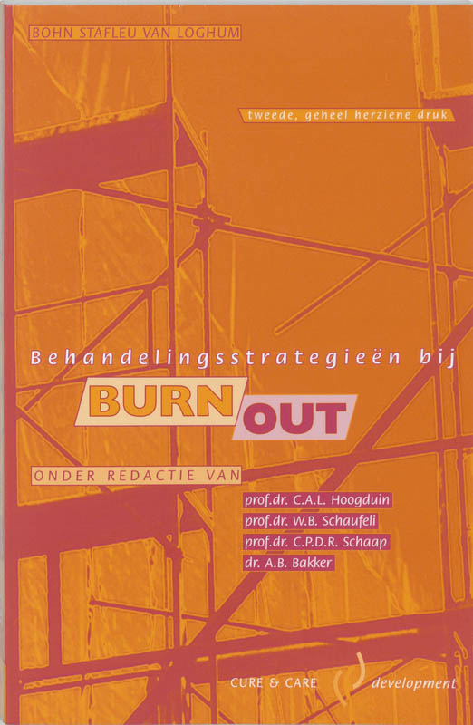 Omslag van Behandelingsstrategieen bij burnout