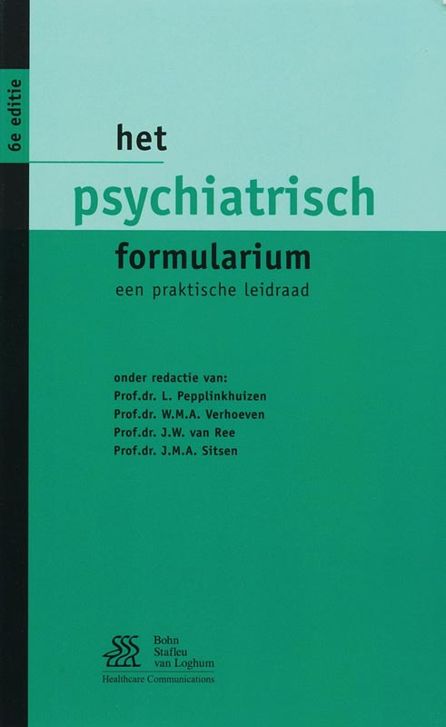 Omslag van Het psychiatrisch formularium