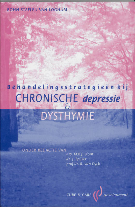Omslag van Behandelingsstrategieen bij chronische depressie en dysthemie