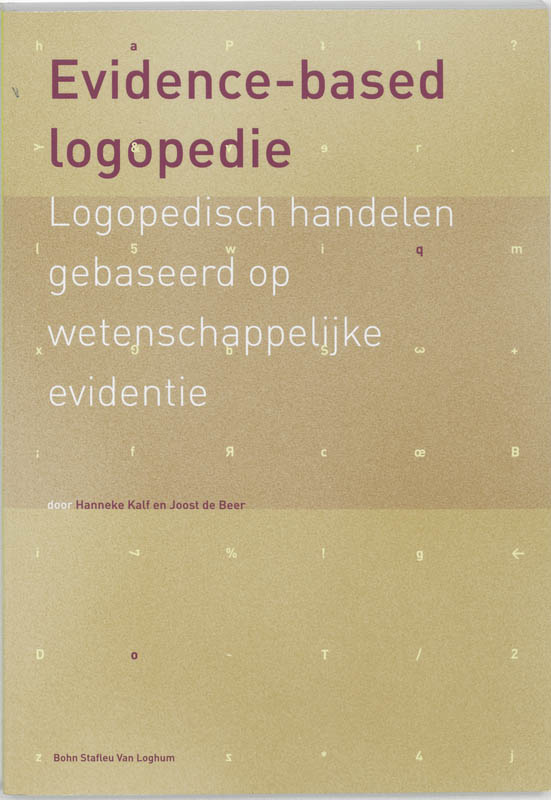Omslag van Evidence-based logopedie
