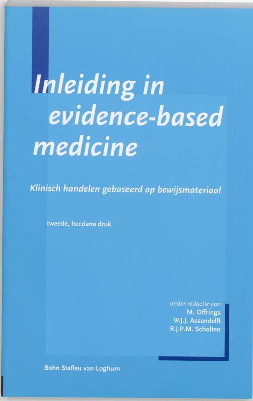 Omslag van Inleiding in evidence-based medicine