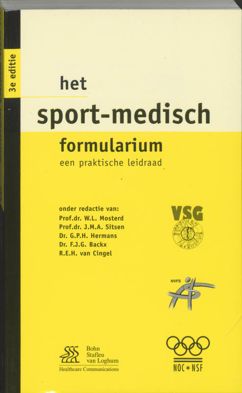Omslag van Het sport-medisch formularium