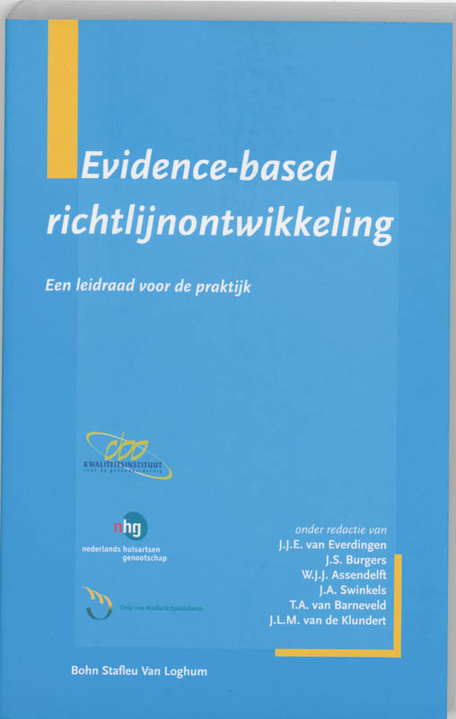 Omslag van Evidence-based richtlijnontwikkeling