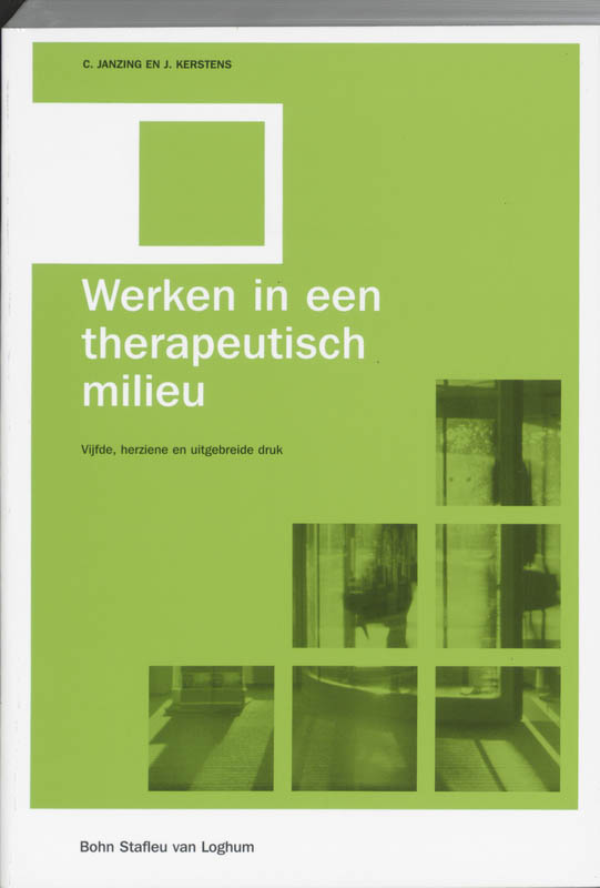 Omslag van Werken in een therapeutisch milieu