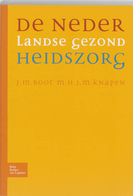 Omslag van De Nederlandse gezondheidszorg