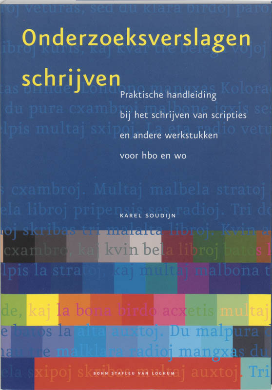 Omslag van Onderzoeksverslagen schrijven