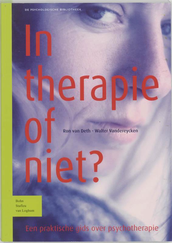 Omslag van In therapie of niet?