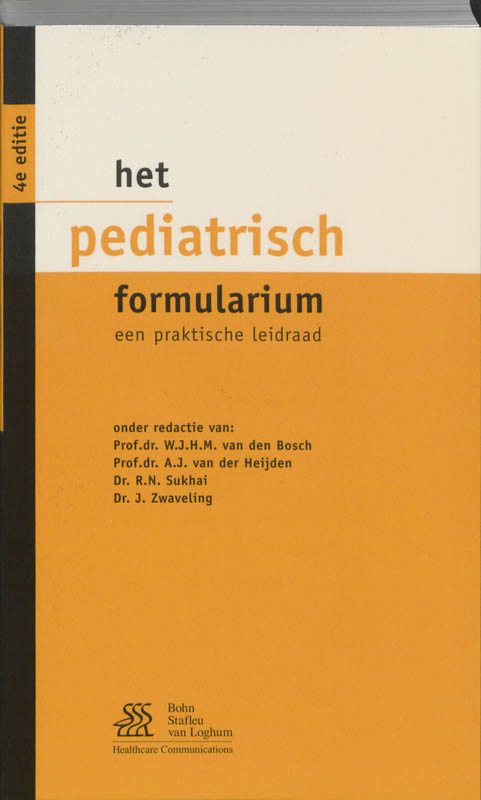 Omslag van Het pediatrisch formularium