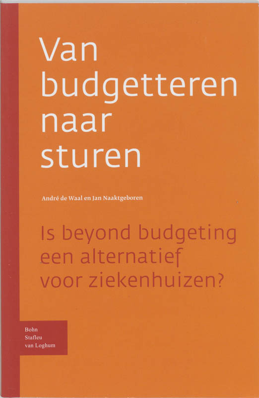 Omslag van Van budgetteren naar sturen