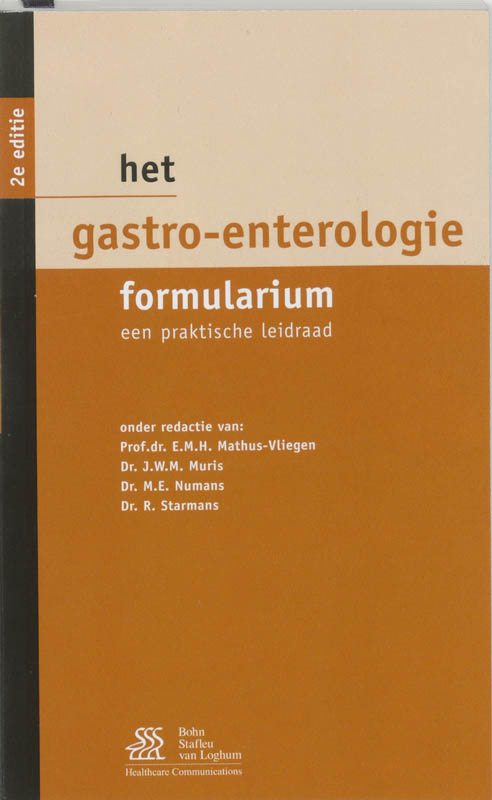 Omslag van Gastro-enterologie formularium