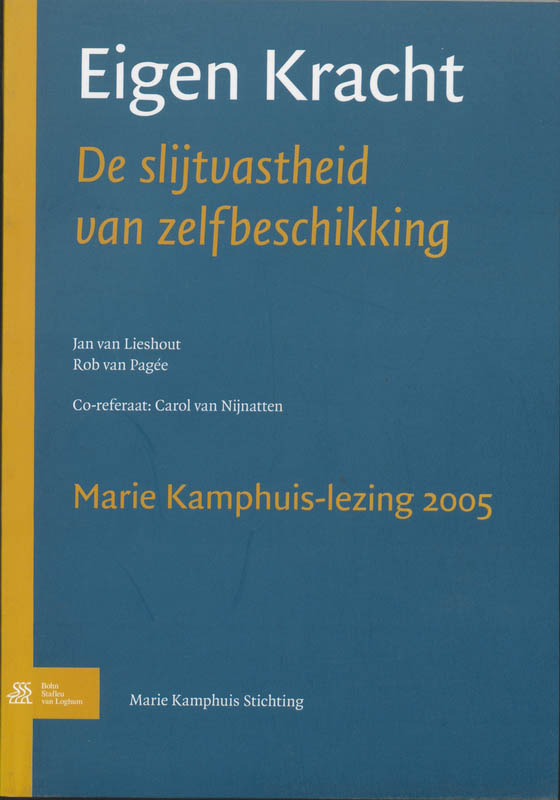 Omslag van Marie Kamphuis-lezing 2005