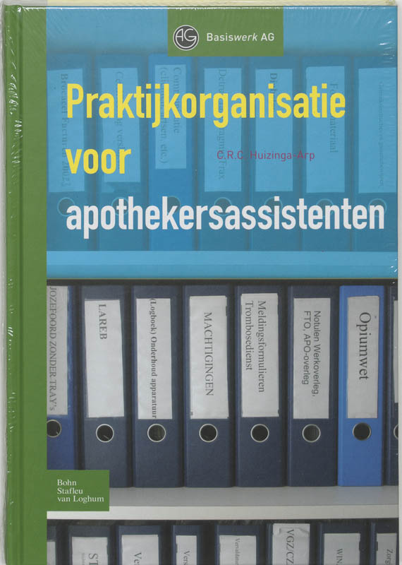 Omslag van Praktijkorganisatie voor apothekersassistenten