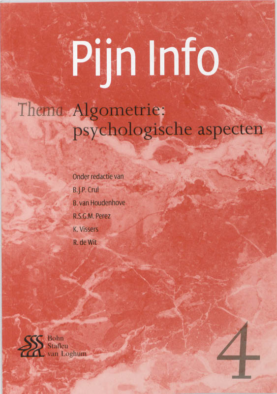 Omslag van 2005 4 Algometrie