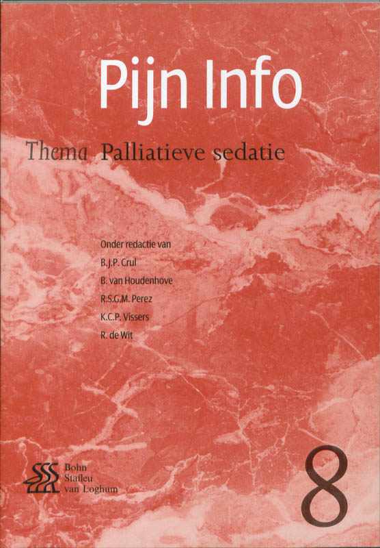 Omslag van 8 2005 Palliatieve sedatie