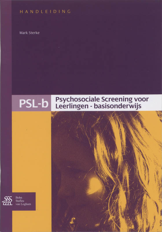 Omslag van Handleiding Psychosociale Screening voor leerlingen - basisonderwijs