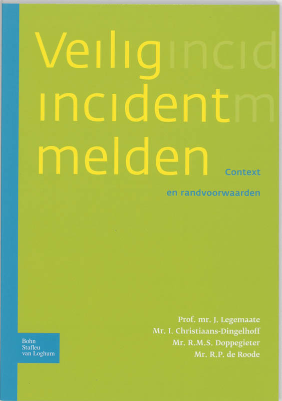 Omslag van Veilig incident melden