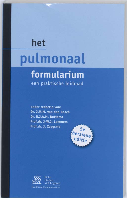 Omslag van Het pulmonaal formularium